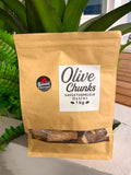 Uutuus – Olive Chunks - Savustuspalat Oliivi 1 kg